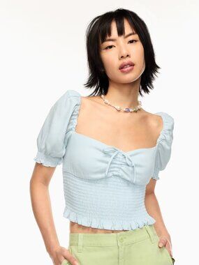 Sinatra Blouse | Aritzia | XS | Blue